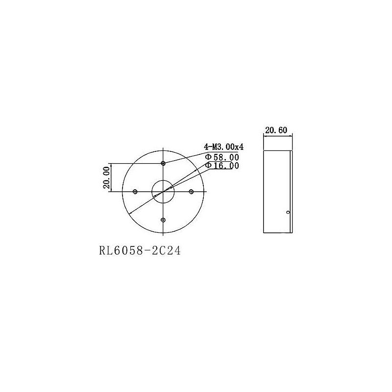 红色环形光源