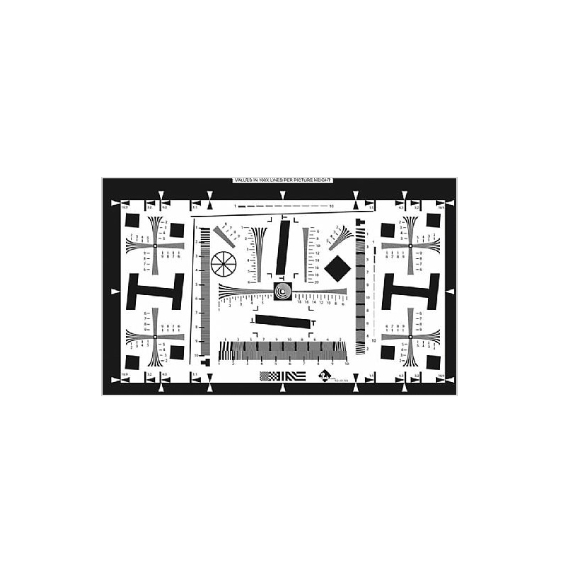 ISO12233分辨率测试卡