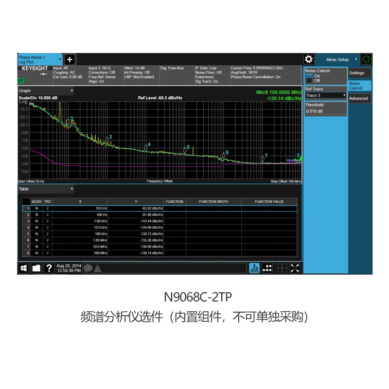 频谱分析仪选件