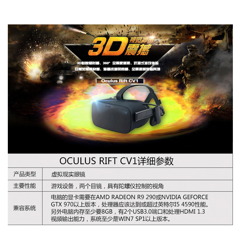 VR眼镜3D/消费者版