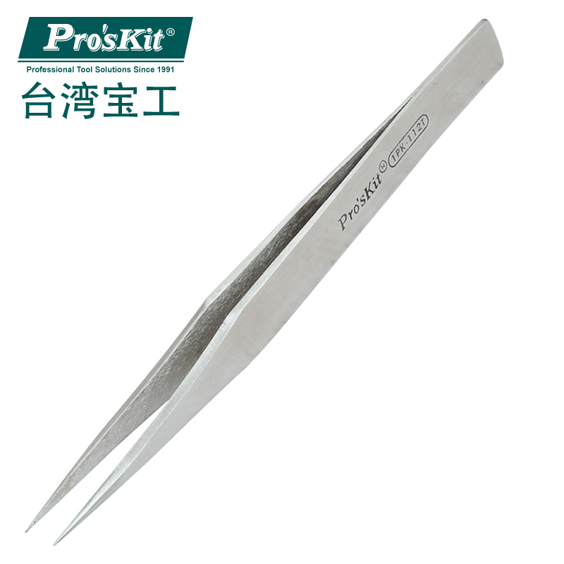 不锈钢防磁圆尖镊子