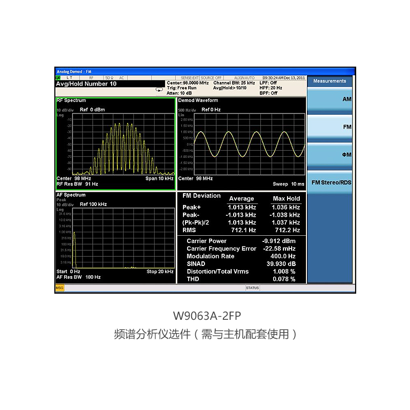 频谱分析仪选件