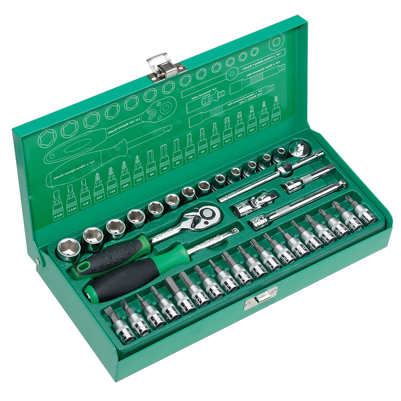 38件旋具头套筒扳手组套工具组